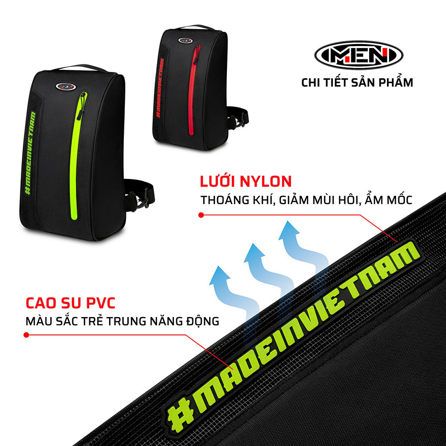 Túi để giày thể thao đá banh bóng unisex đa công dụng Men FC2-FC1 [RẺ NHẤT THỊ TRƯỜNG]