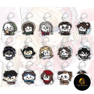 (CHIIKAWA) Móc khóa in hình IDENTITY V Nhân cách thứ 5 game anime chibi mica trong acrylic quà tặng xinh xắn