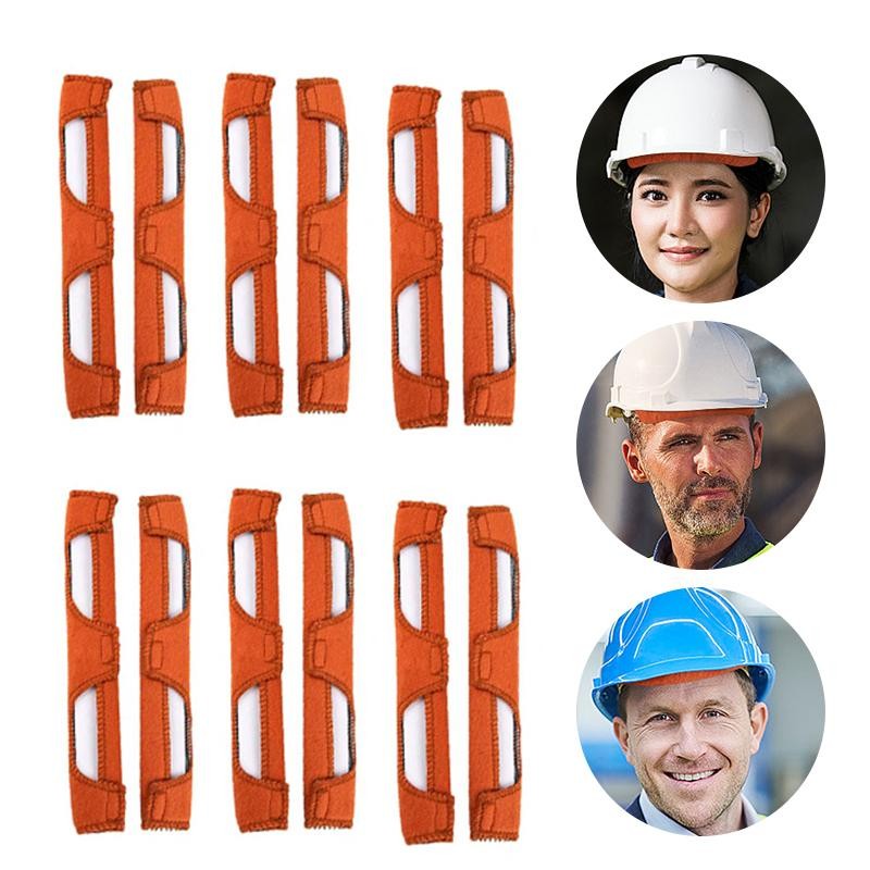 Tmoy 2 / 6 Chiếc Mũ Bảo Hiểm Mồ Hôi Mũ Cứng Hàn Mồ Hôi Dây Đệm Mồ Hôi Mũ Bảo Hiểm Comforter Miếng Lót Cho Mùa Hè Sweatband TCVN