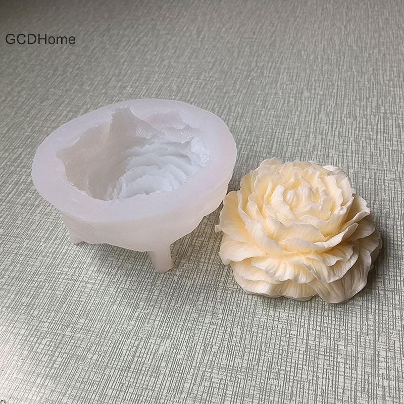 GCDHome Khuôn Bánh Silicon Xà Phòng Sô Cô La Nến Dụng Cụ Làm Khuôn Dập Nổi Hoa Hoa Thơm Kẹo Handmade HOT Trang Trí Đám Cưới