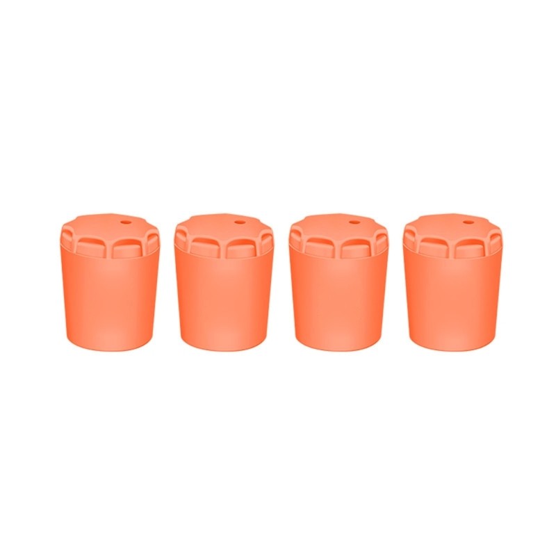 BTF 4 PC Silicone Cần Câu Cuối Bảo Vệ Mũ Câu Cá Đuôi Bảo Vệ Mông Đệm Tay Cầm Đa Năng Cuối Bảo Vệ