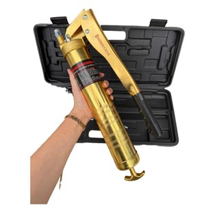 Bơm mỡ bò cầm tay 900cc 2 xilanh siêu khoẻ 900cc , bơm mỡ sử dụng mỡ nhồi và mỡ sâu - KÈM HỘP ĐỰNG