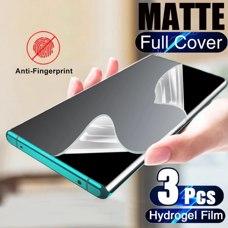 Meizu21 21Pro 20Pro 18sPro 18Pro 3 Cái 5000D HD Trong Suốt Mờ Mờ Mềm Hydrogel Cho Meizu 20 Classic 21 18s 18 Pro Note 18x Chống Vân Tay Bảo Vệ Màn Hình Điện Thoại