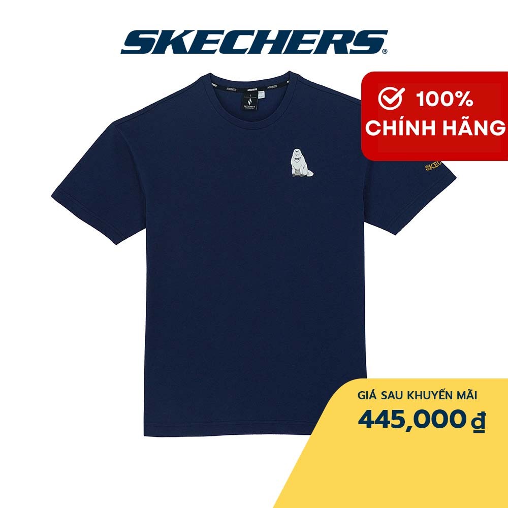 Ảnh Áo Thun Tay Ngắn Unisex Skechers Spy x Family Short Sleeve Tee - SL224U485-NAVY 1