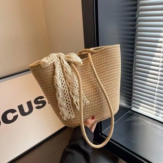 Túi xách nữ dệt dung tích lớn mới