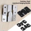GIÁ RẺ 10 Cái / bộ Móc Khung Hình, Khóa Treo Ảnh Bằng Thép Không Gỉ Đa Năng, Móc Treo Tranh Sơn Dầu Treo Tường Hữu Ích