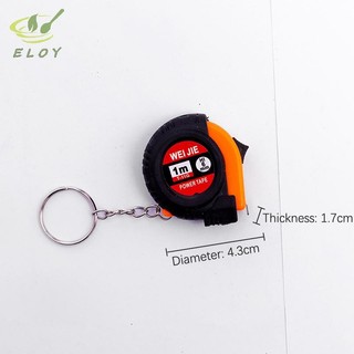[MAO] Móc khóa đo băng điện Thước kéo đa năng Thước đo thước đo thước đo thước đo 1m có thể thu vào Máy đo băng đo Inch Công cụ may VN