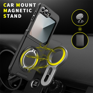 Ốp lưng có thể xoay từ tính Samsung Galxy Z Flip 6 Z Fold 6 Vỏ giữ vòng giáp nặng