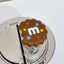 Nút nhấn vệ sinh bánh quy M&M dễ thương nghệ thuật móng tay đặc biệt cao cấp sáng tạo trang trí nút xả nước nhà vệ sinh FXIE