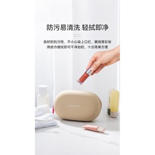 [Túi đựng đồ vệ sinh & mỹ phẩm silicone chống nước & di động · Dung tích lớn] |   Bộ tổ chức lưu trữ di động thân thiện với du lịch |   Túi lưu trữ đa chức năng phong cách Ins dễ thương