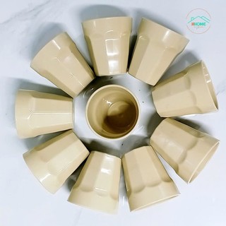 10 cái Ly uống nước, trà đá nhựa melamine 180ml và 250ml Ly Trà Đá Nhựa - Hùng Home