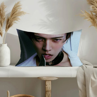 ENHYPEN "UNLEASH" hình ảnh khái niệm vỏ gối polyester in một mặt, vỏ gối hình chữ nhật, trang trí nhà cửa (Không có lõi)
