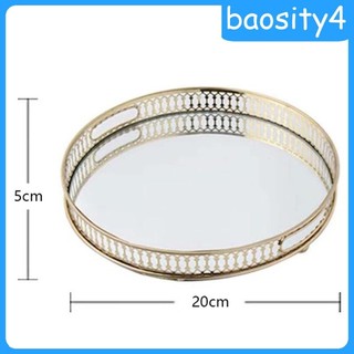 Dụng cụ trang điểm Khay trang trí Tay cầm rỗng Khay trang sức Khay phục vụ Vanity