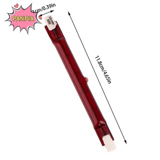 Pnpia 1Pc 500W Đỏ R7 IR Hồng Ngoại Haen Ngoài Trời Dù Nóng Ống Bóng Đèn 118mm Trang Trí Nhà Cửa Ngày Lễ Tiếp Liệu Tiệc Boutique