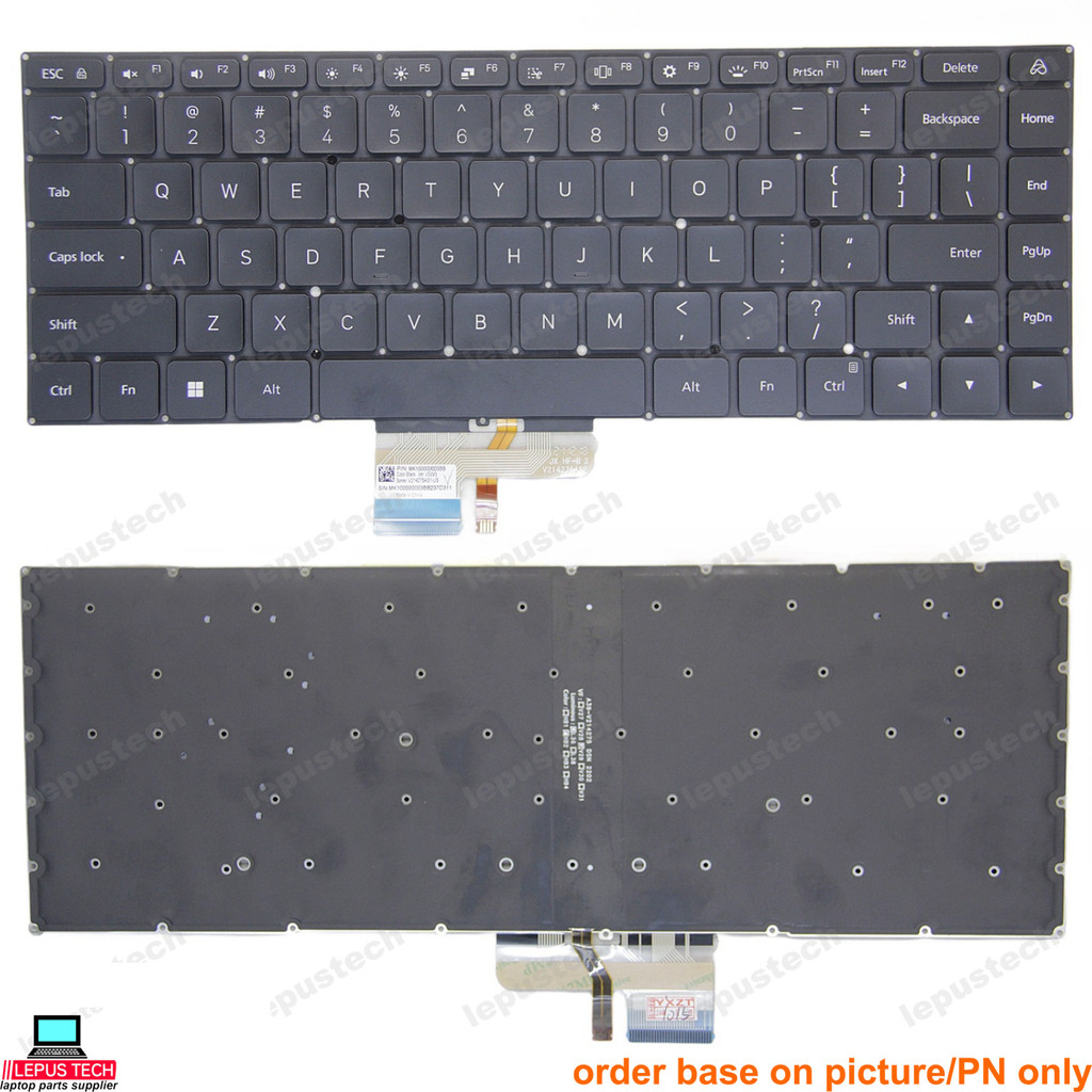 Bàn phím XIAOMI RedmiBook Pro RMA2202 RMA2204 có đèn nền Mỹ | Shopee ...