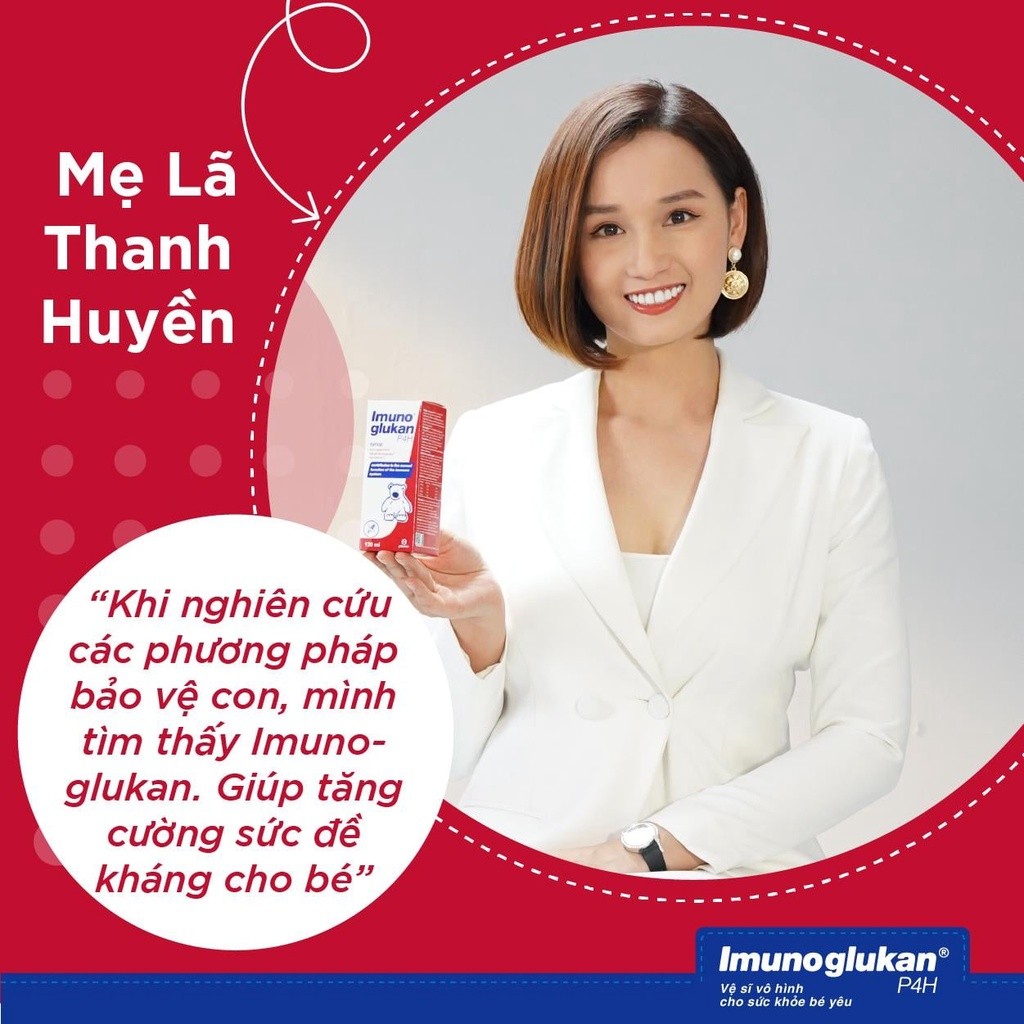 Siro Kan ImunoGlukan hỗ trợ miễn dịch nâng cao sức đề kháng cho bé - Nhập khẩu Châu Âu chai 120ml
