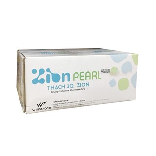 [THÙNG 6 BỊCH] Trân châu 3Q Zion bịch 2kg - topping trà, trà sữa, trân châu trắng