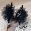 NKSFX Kẹp Nắm, Móng Vuốt Tóc Hoa Mẫu Đơn Nhựa, Tua Rua Thanh Lịch Sequin Hoa Hairgrips Cô Gái