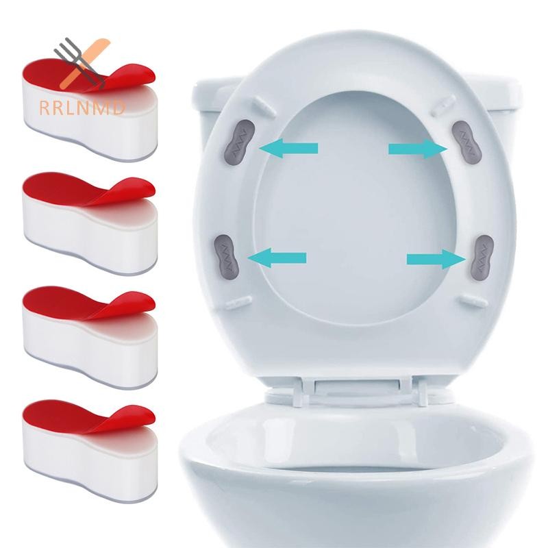 RRLNMD 4 Cản Ghế Vệ Sinh, Cản Ghế Có Đệm Và Chức Năng Dính Chắc Chắn Để Kèm, Giữ Ghế Vệ Sinh Của Bạn MỚI