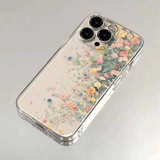 Ốp Lưng Cho Samsung Galaxy S24 S23 S22 S21 Plus Ultra S20FE S21FE S23FE Hoa Hồng Trong Suốt Dễ Thương Mềm Mại Thời Trang Bảo Vệ Toàn Diện Vỏ Điện Thoại