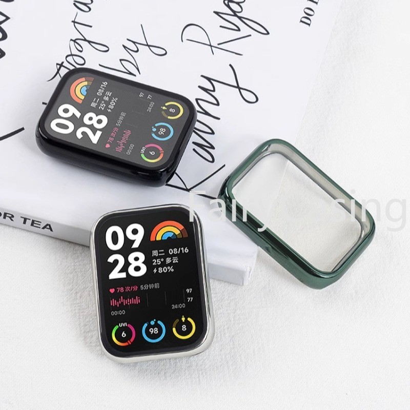 Full Cover Cho Xiaomi Mi Band 9 Pro TPU Mềm Toàn Diện Vỏ Bảo Vệ Ốp Lưng Cho Mi Band 9 8 Pro Phụ Kiện
