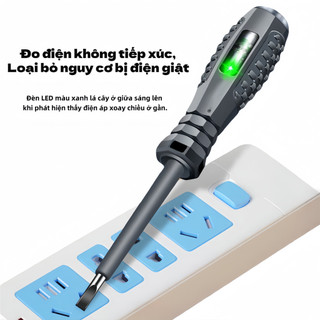 Bút thử điện Bút kiểm tra điện đa chức năng Tua vít từ/Phillips Máy kiểm tra cảm ứng ngoài Phát hiện mạch điện ngầm