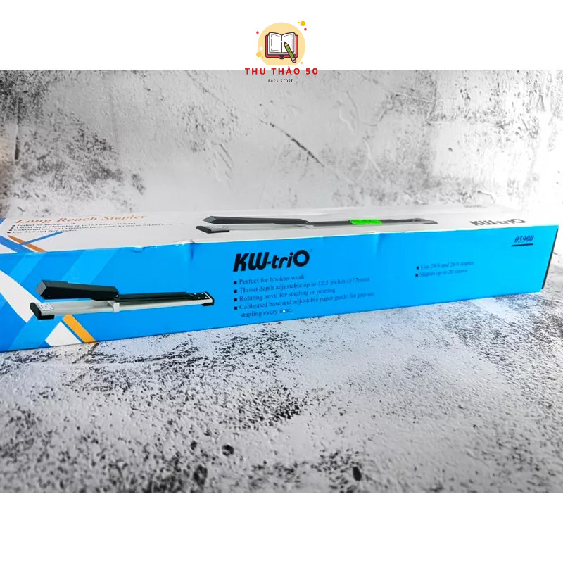 Bấm dập kim ghim No3 cán dài Kw Trio 05900 5900. -