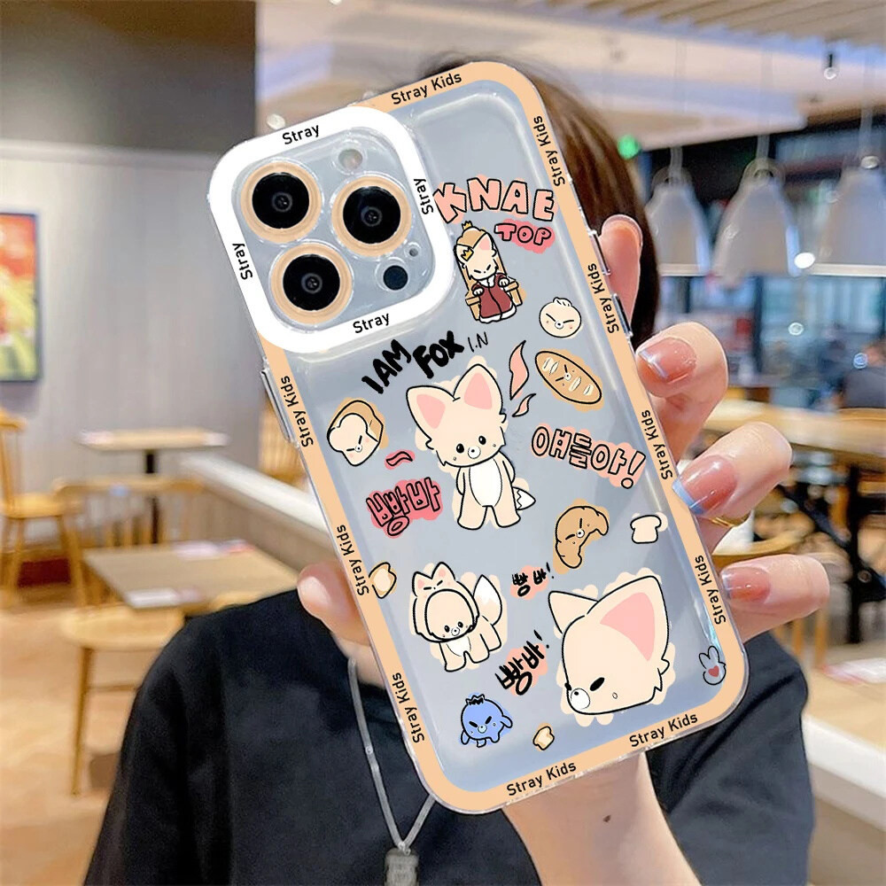 Vỏ điện thoại hoạt hình dễ thương Stray Kids cho Infinix GT 20 Pro Note 40 Pro Hot 50 40 Pro 30i 30 Smart 8 Pro 9 TECNO Spark 30C GO 2025 Vỏ bảo vệ Camera