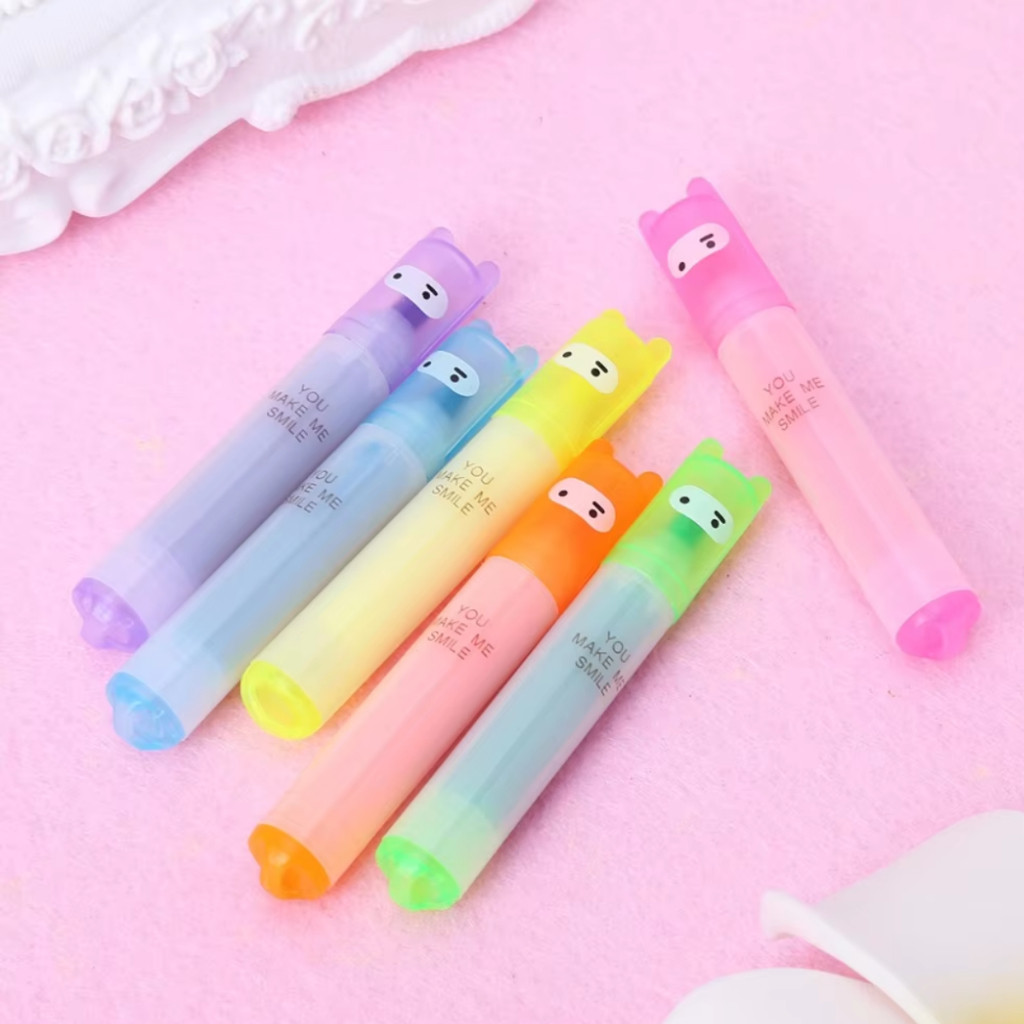 Vĩ 6 bút dạ quang, bút nhớ dòng, bút high light hiệu M&G 22506