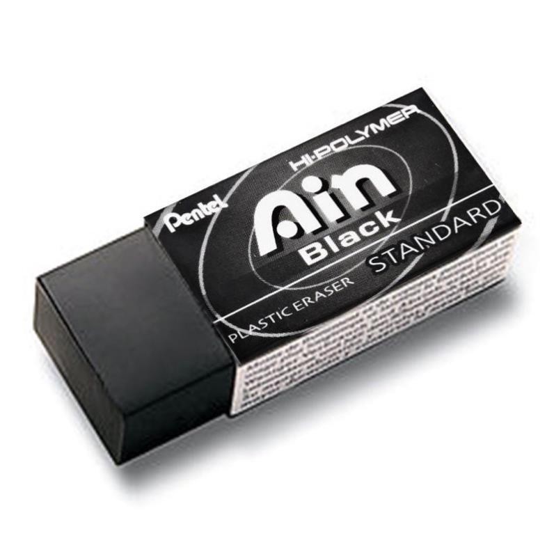 [ BÁN 3 CỤC ] Gôm đen Polyme Nhật Bản Pentel 3 size.