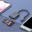 Btsg Đầu Đọc Thẻ USB C USB C Sang SD + MS Khe Cắm Thẻ Nhớ Adapter Tốc Độ Đầu Đọc Thẻ Camera Cho Thiết Bị USB C Hỗ Trợ