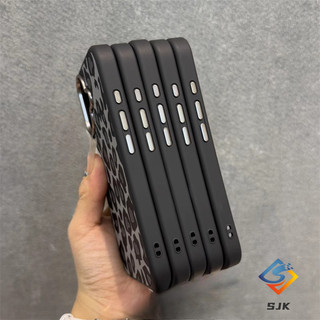 [Goddess Glow] Vỏ đèn ngủ da báo cho iPhone12-16 Pro Max | Vỏ mờ chống sốc & chống trượt