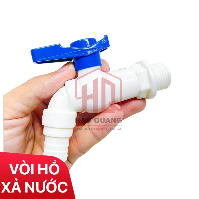 Vòi Xả Nước Nhựa Ren 21/27 – Vòi Nước Tưới Cây, Rửa Xe,  Lắp Nhanh