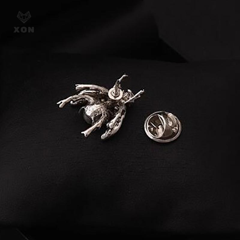 [XON] Trâm cài đính kim cương giả ong cổ điển Xu hướng sáng tạo Côn trùng Corsage Sáng tạo Pin chống ánh sáng [Mina]
