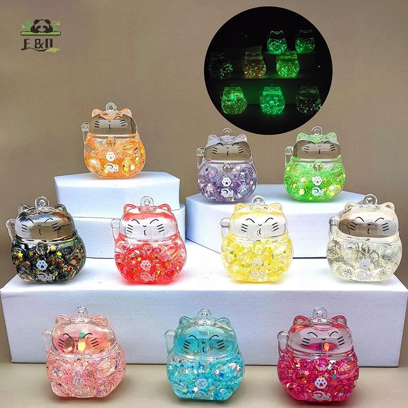 [SHNZDD] 1 Cái Nhựa Hoạt Hình Thu Nhỏ Nhân Vật 3D Dạ Quang Nhỏ Trang Trí Micro Phong Cảnh DIY Nhà Búp Bê Trang Trí Sân Vườn Thủ Công EMKK