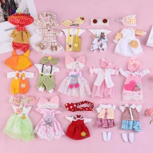 HL Bộ quần áo cho bộ đồ thời trang búp bê 16-17cm Váy trang điểm búp bê 1 / 8 Quần áo dễ thương LMWU