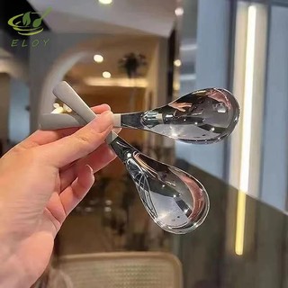 [ELOY] Thìa Inox Tay Cầm Dài Hàn Quốc Bộ Đồ Ăn Làm Dày Khuấy Thìa Đá Thìa Bữa Ăn Thìa Hộ Gia Đình Thìa Món Tráng Miệng Nĩa VN