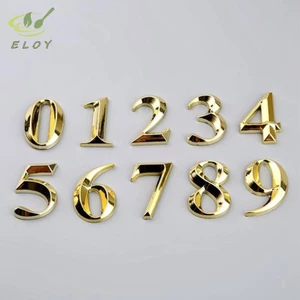 1 Chiều Cao 5cm Vàng Nhà Miếng Dán Địa Chỉ Cửa Nhãn Vàng Ngôi Nhà Hiện Đại Số VN