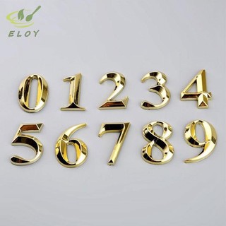 [ELOY] 1 Chiều Cao 5cm Vàng Nhà Miếng Dán Địa Chỉ Cửa Nhãn Vàng Ngôi Nhà Hiện Đại Số VN