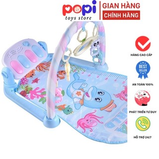 Thảm Nhạc Cho Bé Nằm Chơi Hình Cá Heo Ngộ Nghĩnh, Âm Nhạc Vui Nhộn, Phát Triển Thính Giác và Vận Động Cho Bé.