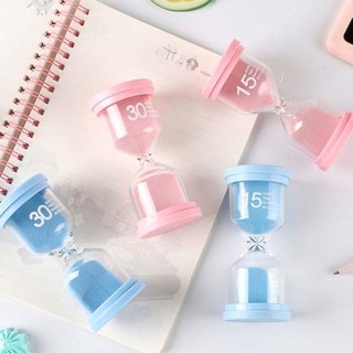 Đồng hồ cát đầy màu sắc FESTLY, Thủy tinh Borosilicate cao 3 / 5 / 10 / 15 / 30 phút Cát, Quà tặng Màu Macaron Đồ chơi chắc chắn bền bỉ Hẹn giờ cát Trang trí nhà cửa