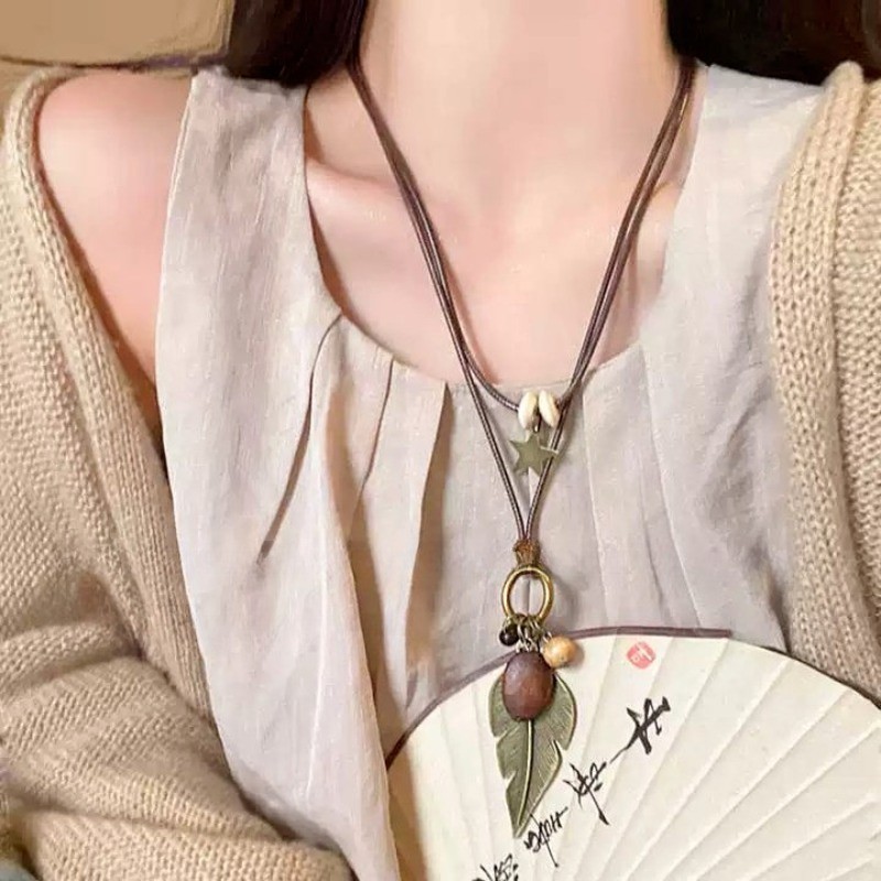 Vòng cổ cổ cổ điển Bohemian 2026 Vòng cổ bướm Trung Quốc phong cách mới