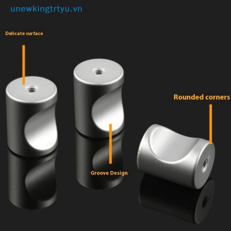 Unewtyu 5 Cái Tròn Hợp Kim Nhôm Núm Cửa Tủ Tay Cầm Ngăn Kéo Nhà Bếp Phòng Tắm Nội Thất Phần Cứng Phụ Kiện VN