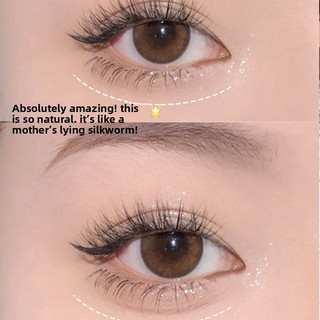 FLORTTE Kẻ mắt lụa Wow, dạng lỏng đầu mảnh lâu trôi, chống lem