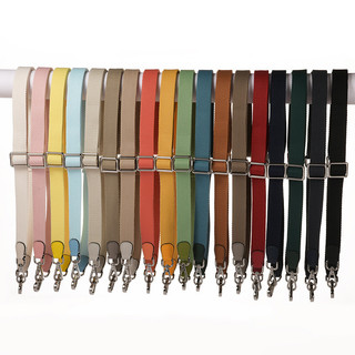 Dây đeo vải canvas rộng 2.5CM màu đồng nhất, phù hợp với túi mini Evelyn, dây đeo vai dài điều chỉnh, phụ kiện thay thế dây đeo túi canvas