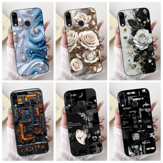 Vỏ Mềm Cho Asus Zenfone 5 ZE620KL X00QD X00QDA / Zenfone 5Z ZS620KL Z01RD Ốp Lưng Chống Sốc Sơn Hoa Thời Trang Thoáng Mát