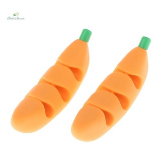[Nhà Điện] 2 / 4 Chiếc Dễ Thương Tình Yêu Dứa Cáp Cuộn Dây Tổ Chức Dây Dính Kẹp Quản Lý Dây Đa Năng Cho Tường Bàn Làm Việc mới