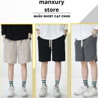 [SALE HÈ] Quần short nam cạp chun phong cách Hàn quốc, quần đùi nam vải Vitex chống nhăn mềm mại S02