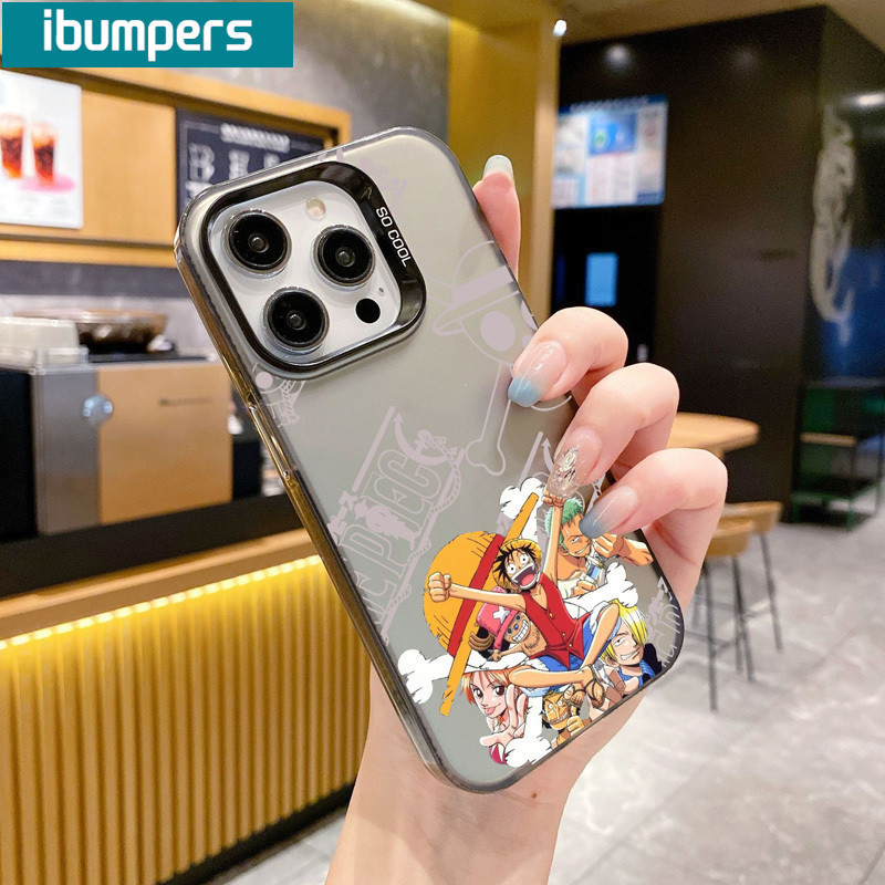 ibumpers Ốp Lưng IPhone Xinh Họa Tiết Một Mảnh Độc Đáo Ốp Điện Thoại IMD Cứng Trơn Chống Bẩn Chống Sốc Cho IPhone 16 15 14 12 13 11 Pro Max