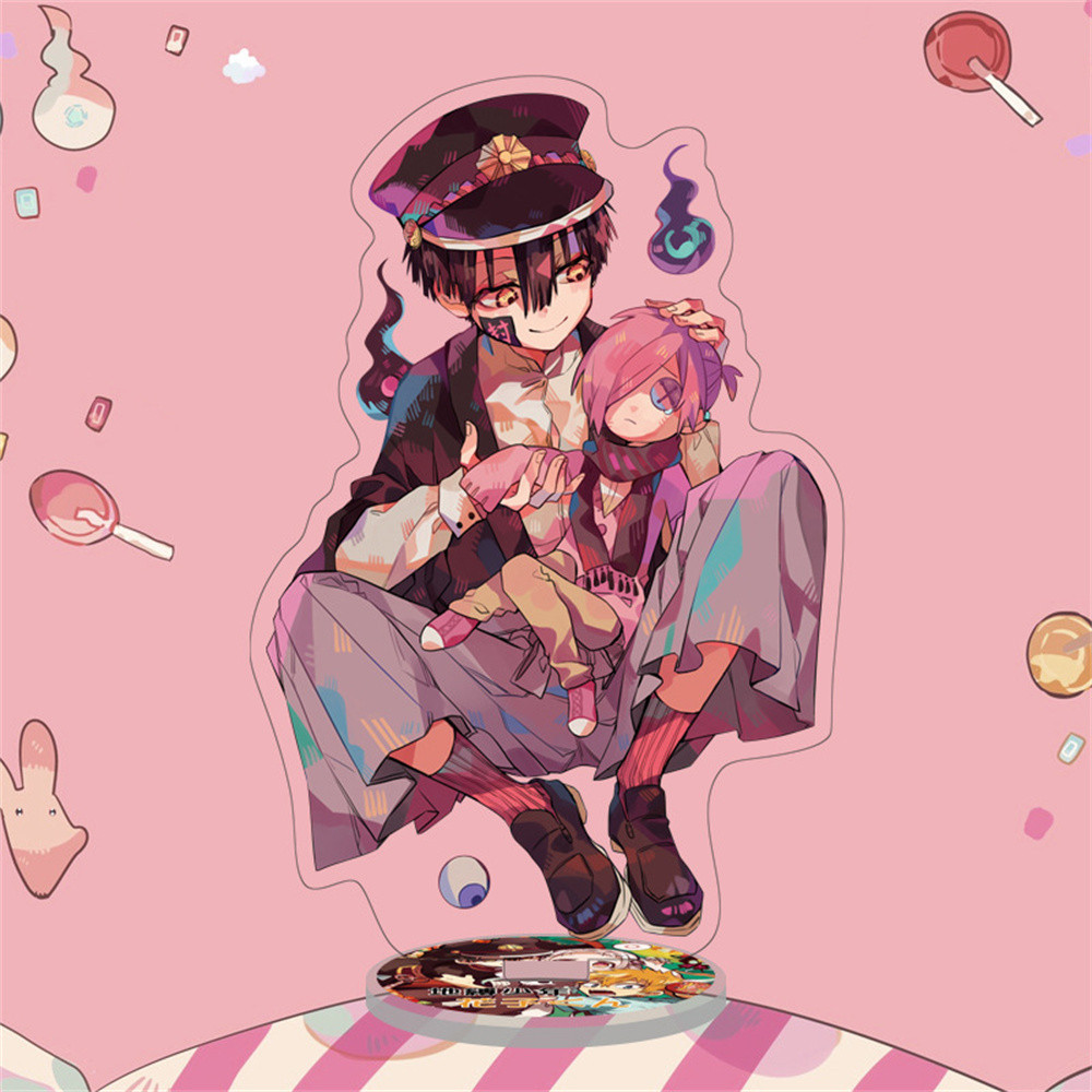 Móc Khoá, Mô Hình Standee Anime Toilet-bound Hanako-kun Trang Trí Bàn Học